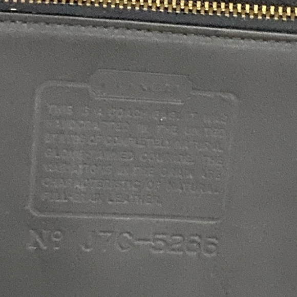 Coach Vintage Beekman Black Leather Briefcase - Style #5266 - Picture 17 of 17